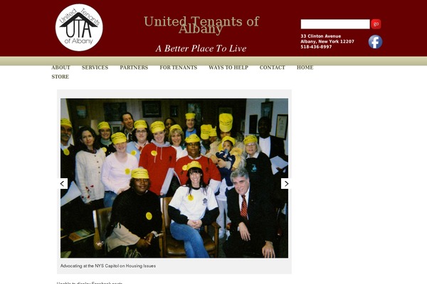 unitedtenantsalbany.org site used Uta
