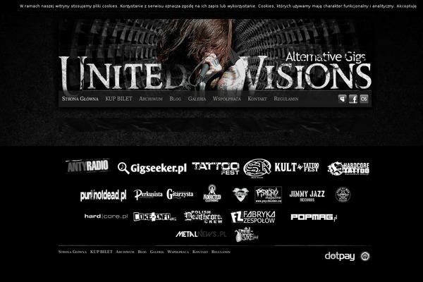 United theme site design template sample