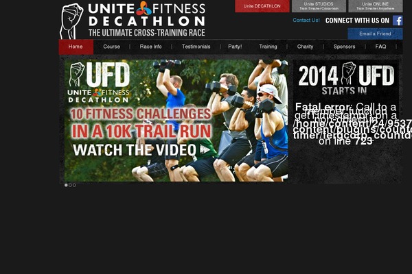 unitefitnessdecathlon.com site used Organic_theme_ocean