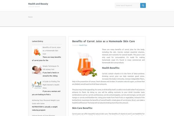 Medical Center theme site design template sample