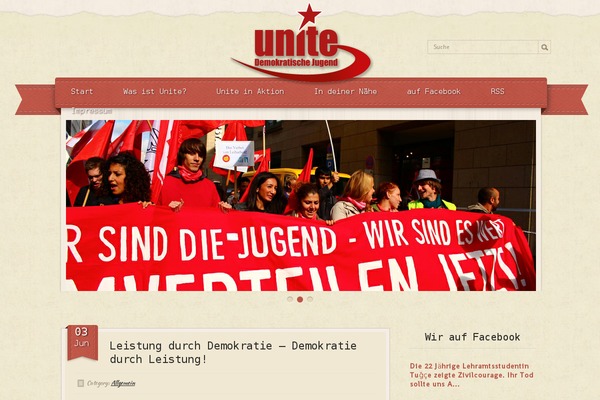 unitejugend.de site used Retropress