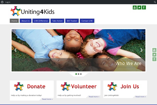 uniting4kids.com site used Divi