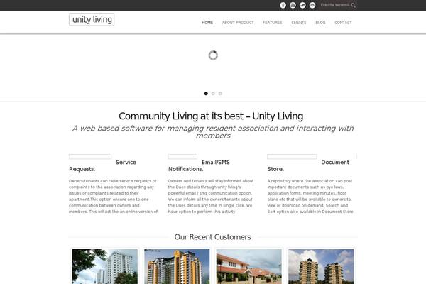 Rockefeller theme site design template sample
