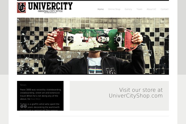 The Agency theme site design template sample