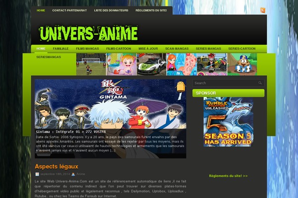 AnimeWorld theme websites examples