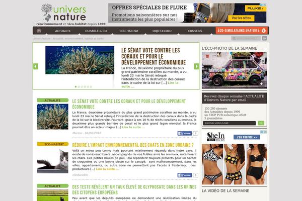 univers-nature.info site used Clicdurable