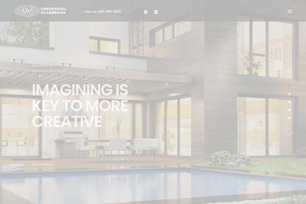 Bauhaus theme site design template sample
