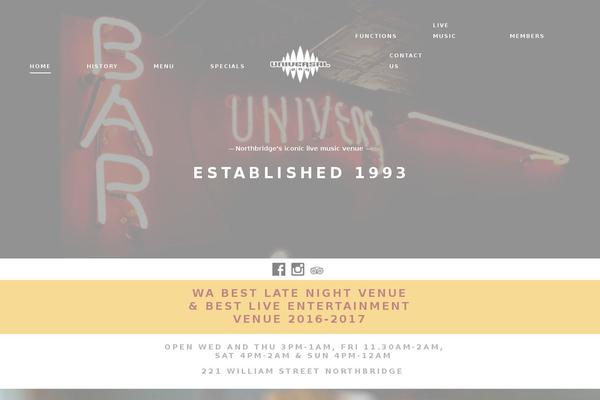 universalbar.com.au site used Flycoffee-parent