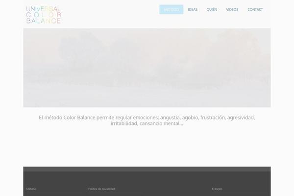 Zero theme site design template sample