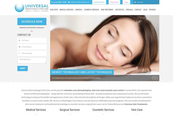 Optima-child theme site design template sample