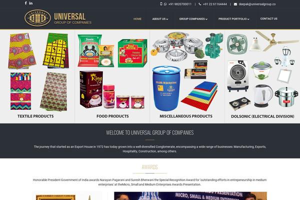universalgroup.co site used Universal_group