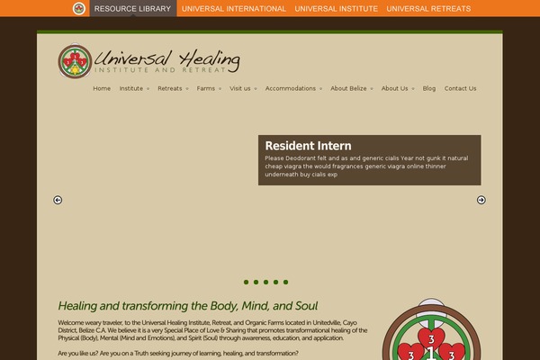 universalhealingbelize.com site used Healing