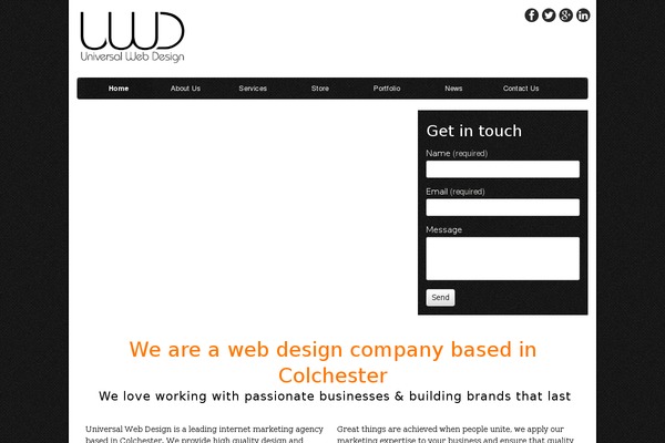 PageLines theme site design template sample