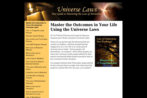 universelaws.com site used Affiloblueprint_theme_1.2