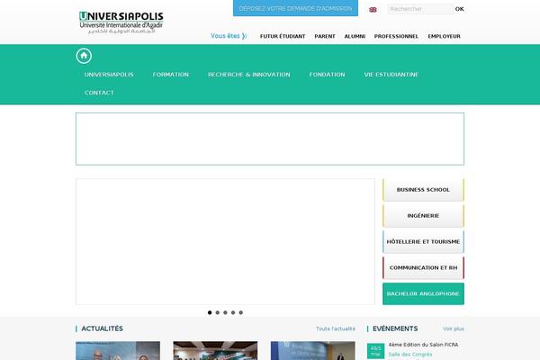 universiapolis.ma site used U-wp