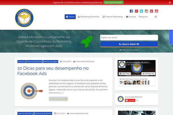 InHype theme site design template sample