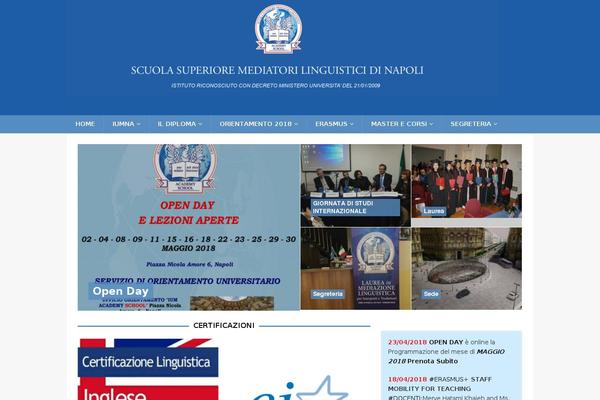 University theme site design template sample