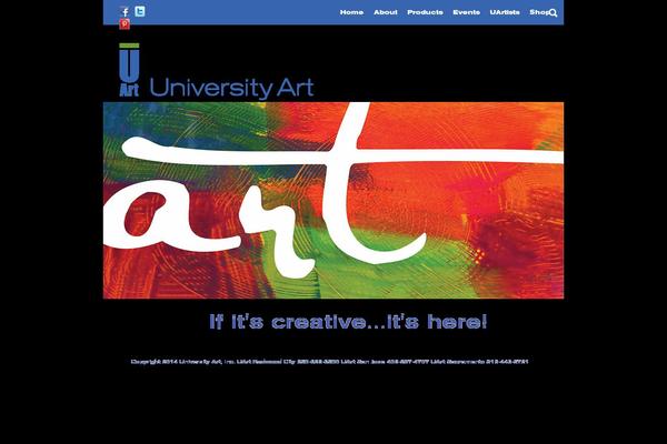 University theme site design template sample