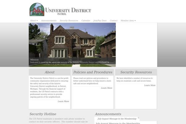 NonProfit theme site design template sample
