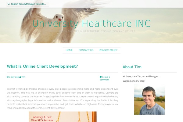Semprul theme site design template sample