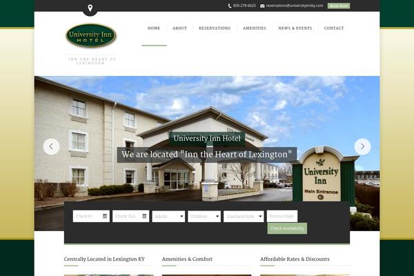 Soho Hotel theme site design template sample