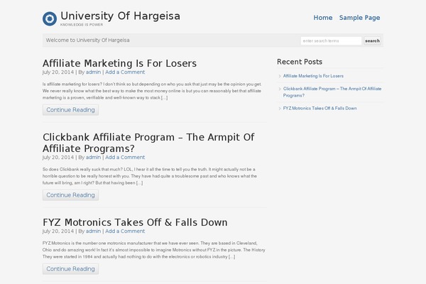 universityofhargeisa.net site used Wp-responsive108
