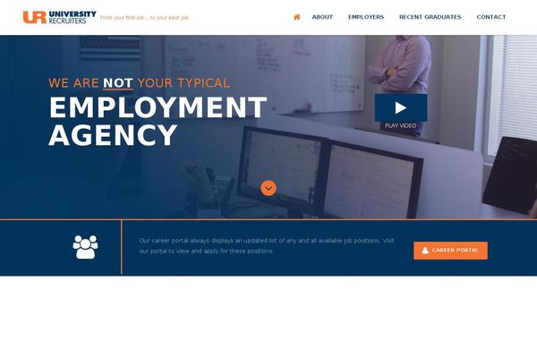 X Child theme site design template sample
