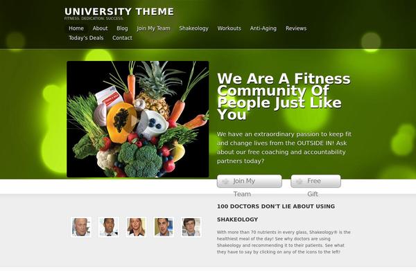 Optimize theme site design template sample