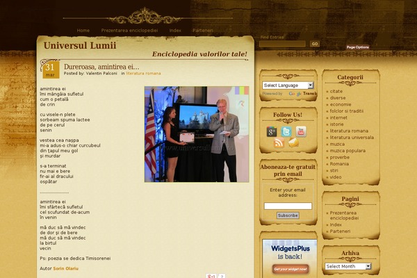 Aspire theme site design template sample