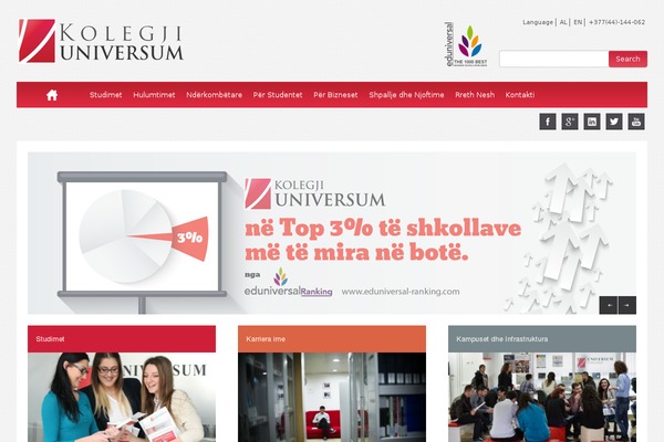 Unicamp theme site design template sample