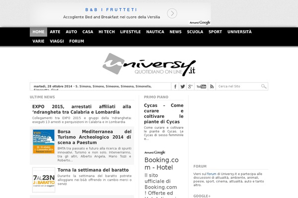 universy.it site used Max Mag