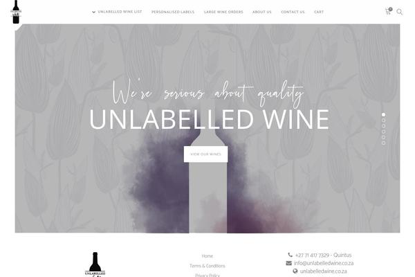 Vino theme site design template sample