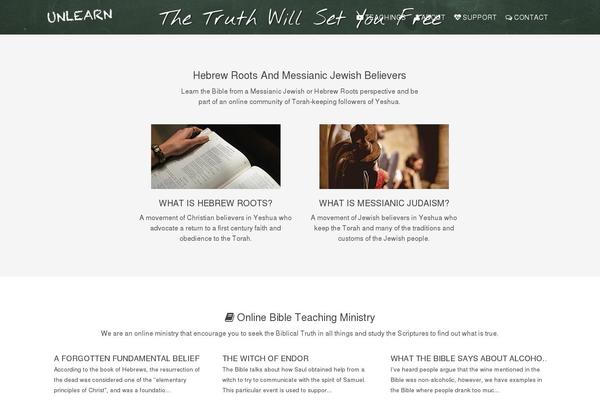 Focus theme site design template sample