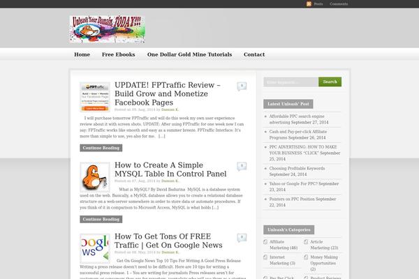 unleashdomain.com site used Busy Bee