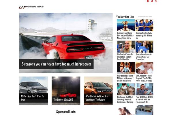 Morning theme site design template sample