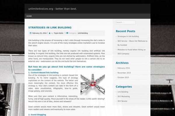 Topcat Lite theme site design template sample