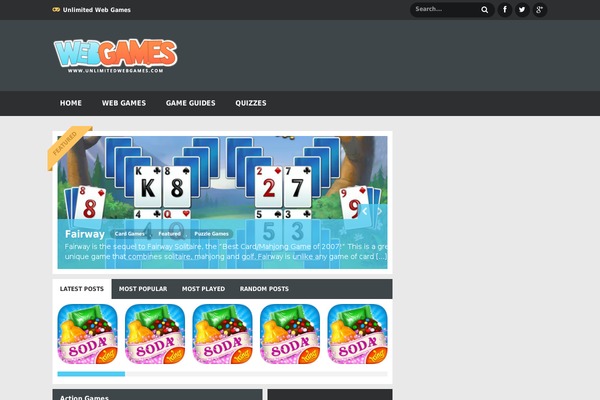 Gamexls theme site design template sample