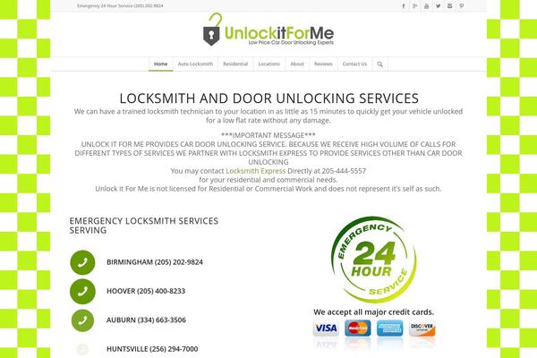 Customify theme site design template sample