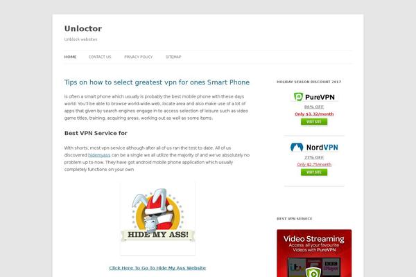 Site using Announcer plugin