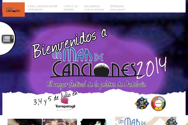 unmardecanciones.com site used Lightning