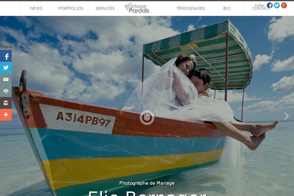 Site using WordPress Carousel Free plugin