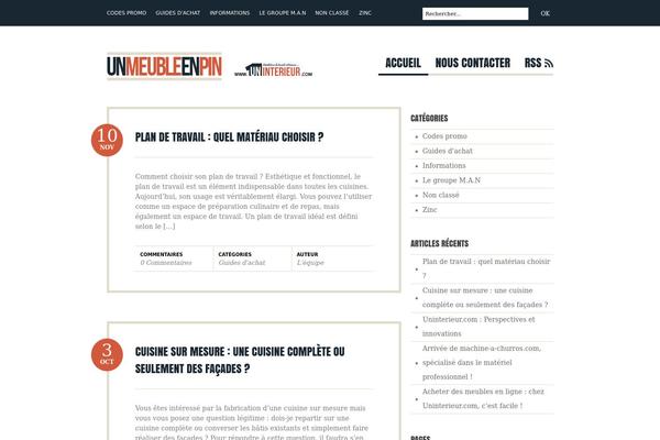 Bueno theme site design template sample