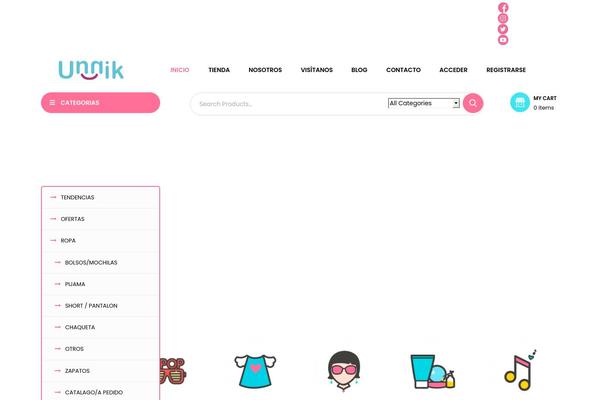 ShopVolly theme site design template sample