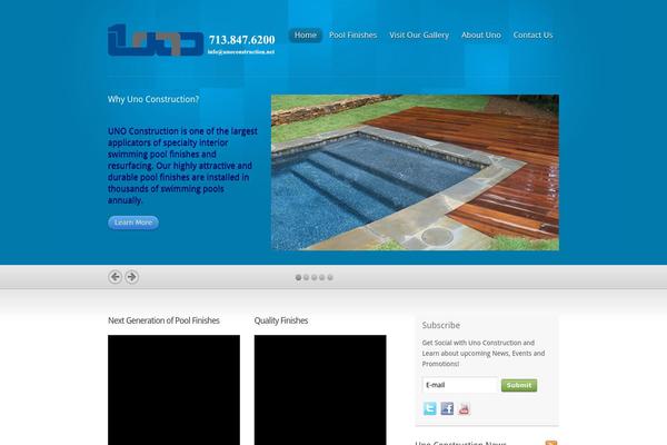 Inspire theme site design template sample