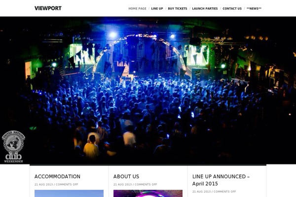 Viewport theme site design template sample