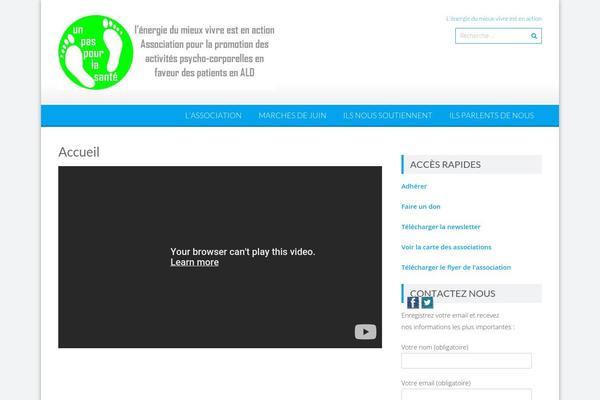 Site using Custom Facebook Feed plugin