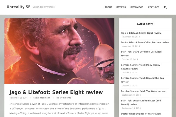 Breeze theme site design template sample