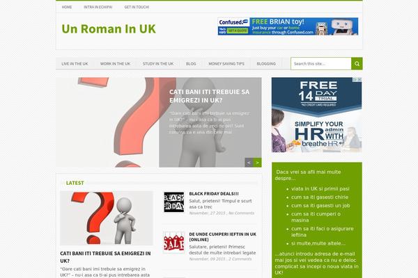 Emerald theme site design template sample