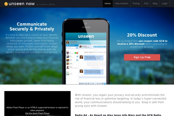 unseen theme websites examples