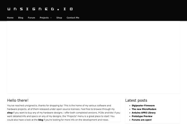 Verge theme site design template sample